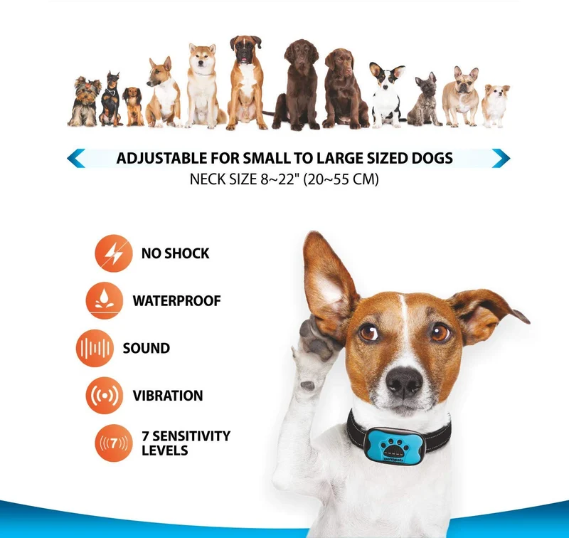SparklyPets - Collar de corteza para perro (2 unidades)