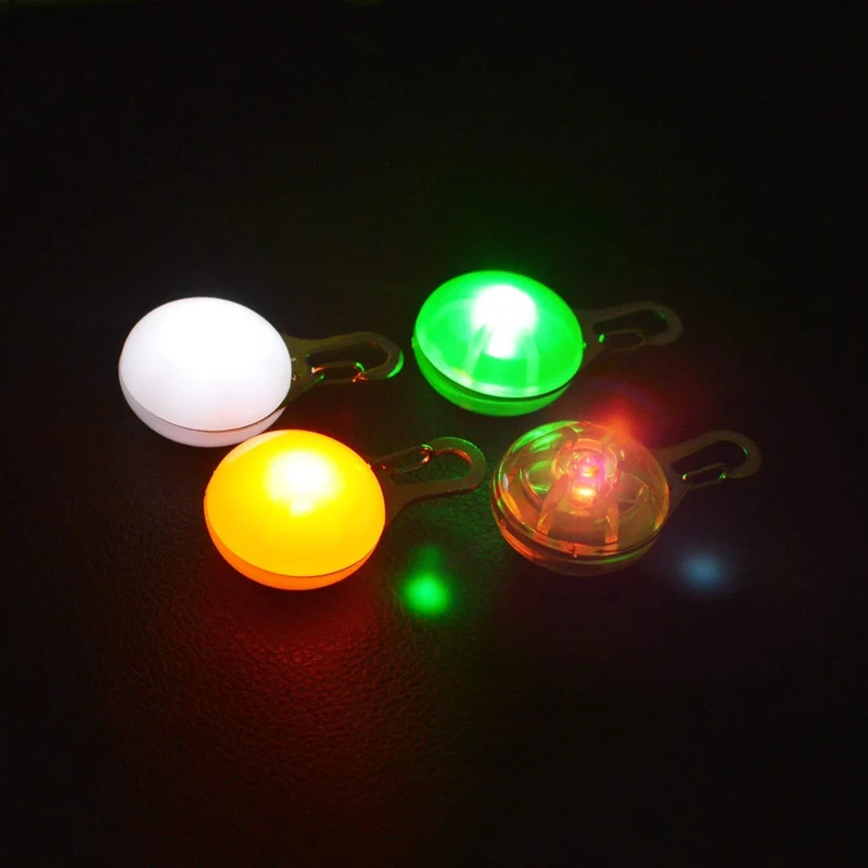 6 Pack impermeable SpotLit perro/gato collar Luz, Luces LED de seguridad para perros y gatos, resistente a la intemperie Light Up Perro Cuello con 3 modos de parpadeo, con 6 Extra Baterías de reemplazo, 6 unidades