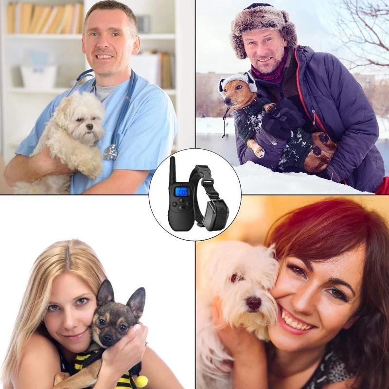 eXuby Collar de Golpe para Perros Pequeños con Mando a Distancia - Incluye 2 Collares (Pequeño y Mediano) + Entrenamiento Gratis Clicker Perro - 3 Modos (Sonido, vibración y Golpeo) - Ahorra dinero con Baterías Recargables