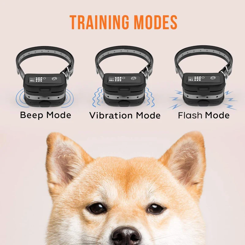TBI Pro Professional K9 - Collar de entrenamiento para perro con mando a distancia de largo alcance con control de vibración, recargable y totalmente impermeable IPX7 para perros pequeños, medianos, grandes, todas las razas