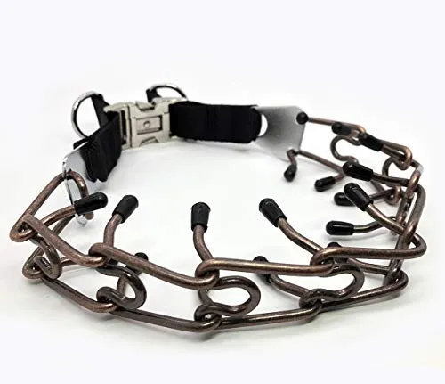 Mayerzon Collar de entrenamiento para perro, acero inoxidable, con puntas cómodas