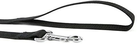 Correa adiestramiento canino nailon resistente, cuerda de tracción, 6 pies de largo, 1 pulgada de ancho, para perros pequeños y medianos.