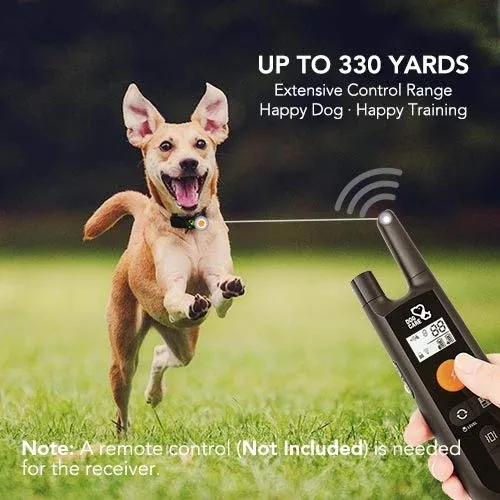 Collar de adiestramiento para perro receptor, Dogcare, collar de choque recargable, receptor, collar de entrenamiento, 100% impermeable collar ajustable para todos los tamaños de perro (10lbs-100lbs)