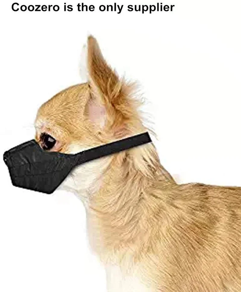 Perro Muzzles traje, 7pcs anti-biting ladridos bozales ajustable cubierta de boca de perro o pequeño, mediano y grande Extra perro por coozero