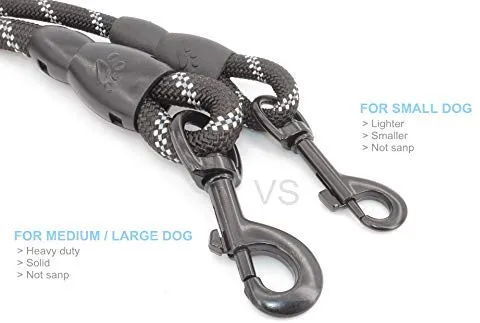 BAAPET 5 FT Strong Dog Leash with Comfortable Padded Handle and Highly Reflective Threads Dog Leashes for Medium and Large Dogs