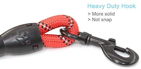 BAAPET 5 FT Strong Dog Leash with Comfortable Padded Handle and Highly Reflective Threads Dog Leashes for Medium and Large Dogs