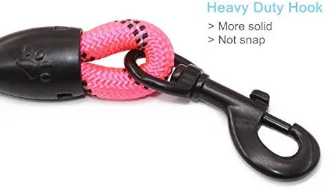 BAAPET 5 FT Strong Dog Leash with Comfortable Padded Handle and Highly Reflective Threads Dog Leashes for Medium and Large Dogs