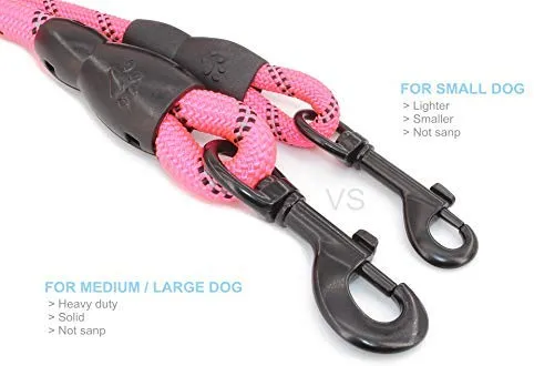 BAAPET 5 FT Strong Dog Leash with Comfortable Padded Handle and Highly Reflective Threads Dog Leashes for Medium and Large Dogs
