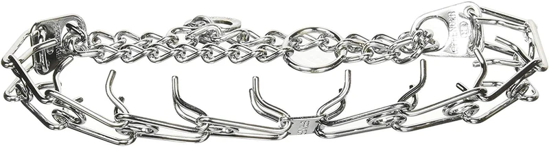 Herm SPRENGER - Collar de entrenamiento para perro, 0.118 in x 18.0 in, acero cromado chapado en cromo, collar de pinzas, collar de corrección para perros, collar de entrenamiento de perro