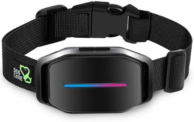 Collar de corteza de perro – Collar antiladridos inteligente con control de corteza, sonido efectivo, vibración y 7 niveles automáticos de forma de choque con indicador LED, fácil de usar, no bloquea el cuello