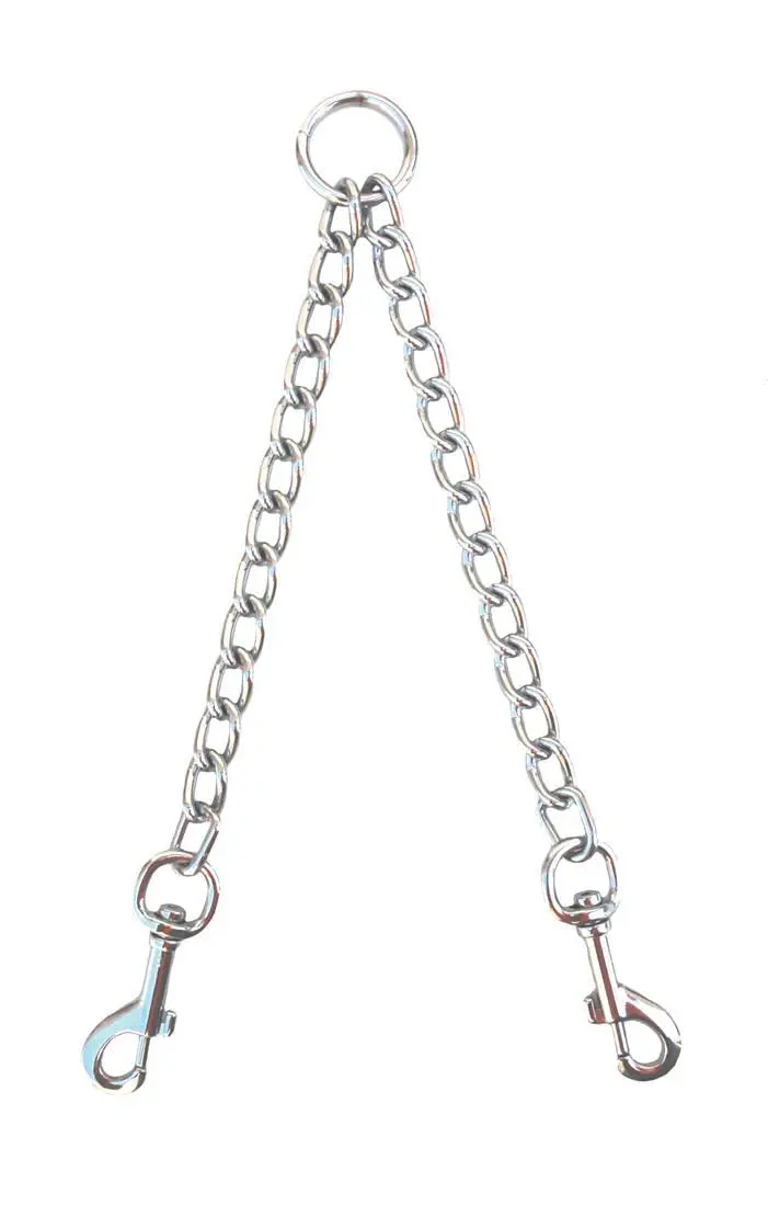 Collar Adiestramiento Cadena Doble 2.0Mmx35 cm