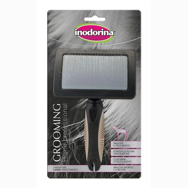 Inodorina Grooming Carda Perro Redondeada Cepillo