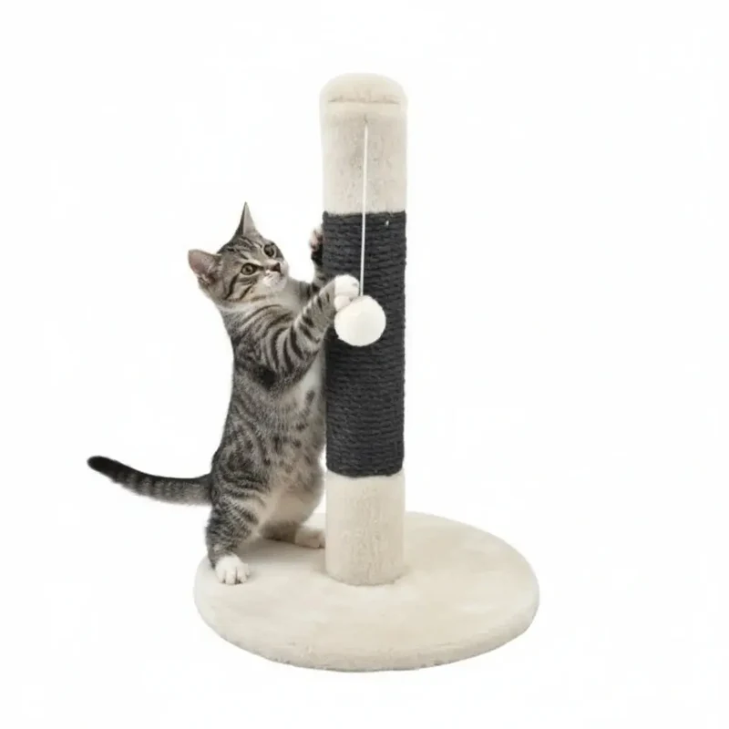 Rascador Savanna Velvet con Pelota Beige 45 cm