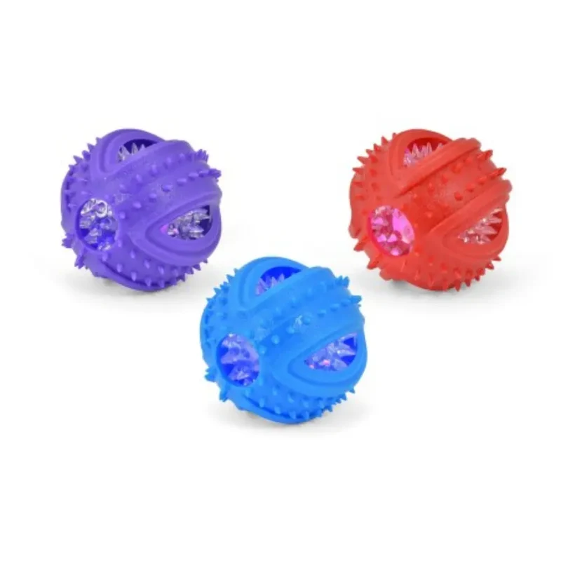 Juguete Perro Pelota con Luz Interior 8,75 cm