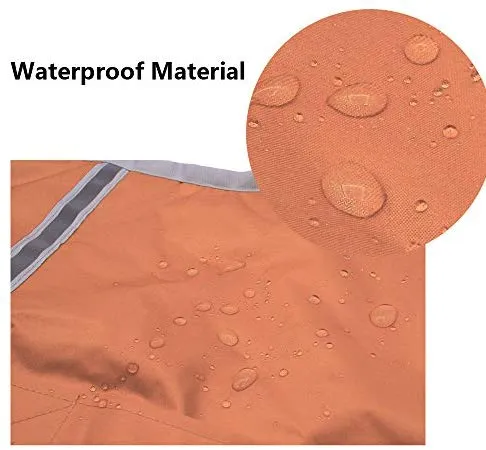 Ropa de Invierno para perro de Pupteck; chaqueta para perros grandes impermeable, reversible y reflectante para el frío