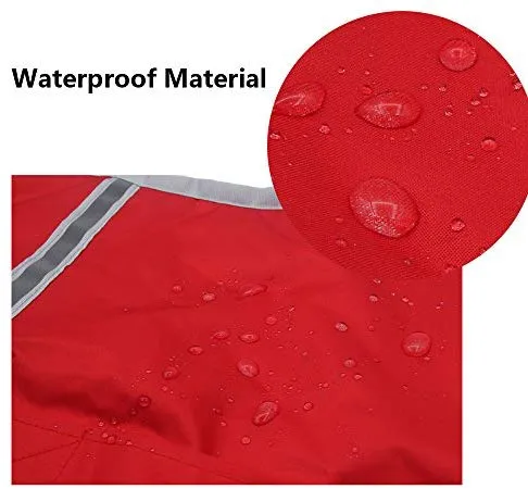 Ropa de Invierno para perro de Pupteck; chaqueta para perros grandes impermeable, reversible y reflectante para el frío
