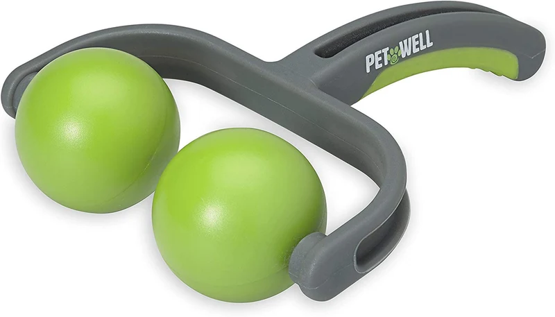 petwell Reliever de mano rodillo de masaje de espalda y cuello para Todos Tamaño mascotas (Perros, Gatos)
