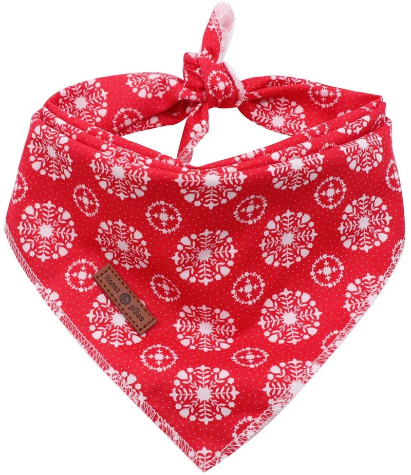 Lionet Paws Bandana para perro pequeño, mediano y grande, pañuelo para perro o gato