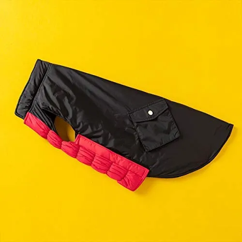 LovinPet Big Dog Jacket/Cold Weather Jacket for Big Dogs/Windproof & Waterproof & Lightweight Large Dogs Winter Jacket -Classic Soft & Warm Large Chest Dog Winter Coat Designed with Pocket