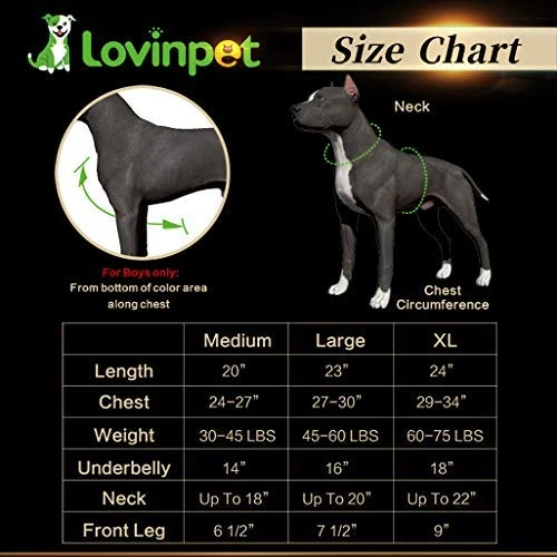 LovinPet Big Dog Jacket/Cold Weather Jacket for Big Dogs/Windproof & Waterproof & Lightweight Large Dogs Winter Jacket -Classic Soft & Warm Large Chest Dog Winter Coat Designed with Pocket