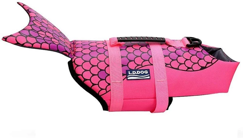 Chaleco salvavidas para perros WOpet a la moda. Chaleco salvavidas para la seguridad del perro en la playa, piscina y barcos