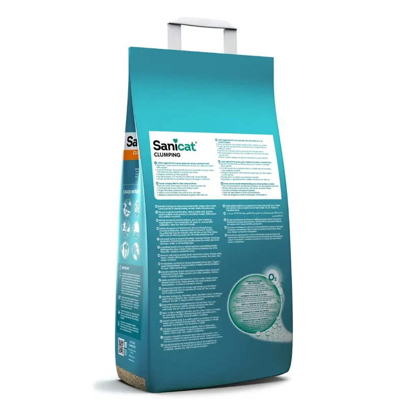 Arena Gato Sanicat Clumping Mandarina 8L
