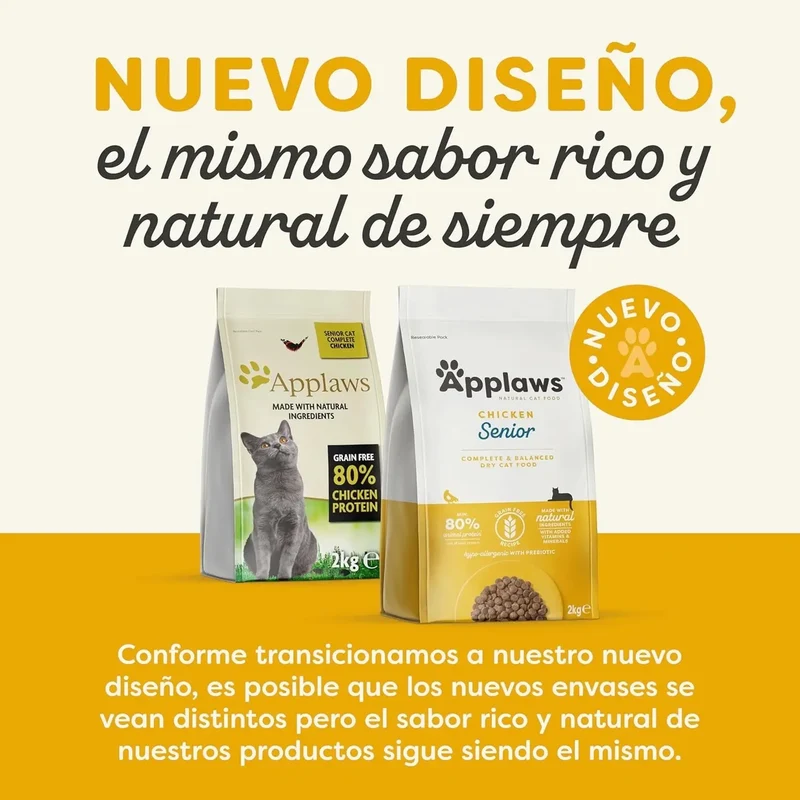 Applaws Cat Dry Senior Pollo 2 kg