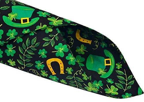 KZHAREEN 2 Pack St. Patrick's Day Dog Bandana Reversible Triangle Bibs Scarf Accessories for Dogs Cats Pets Animals