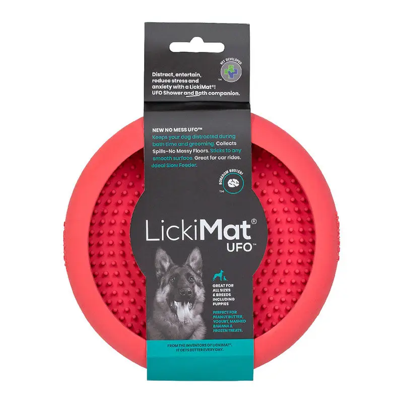 Lickimat Perro Ufo Rosa 4X18X18 cm