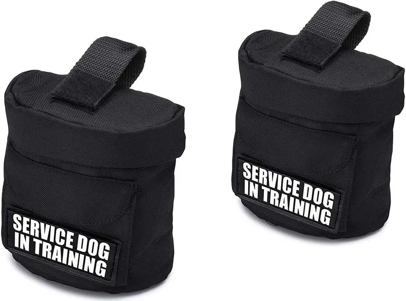 Chaleco de servicio para perro, bolsa para sillín con parches – Servicio para perro, apoyo emocional, servicio para perro en entrenamiento, no mascotas, en entrenamiento, mochila – Alforja de calidad para servicio de chaleco para perros