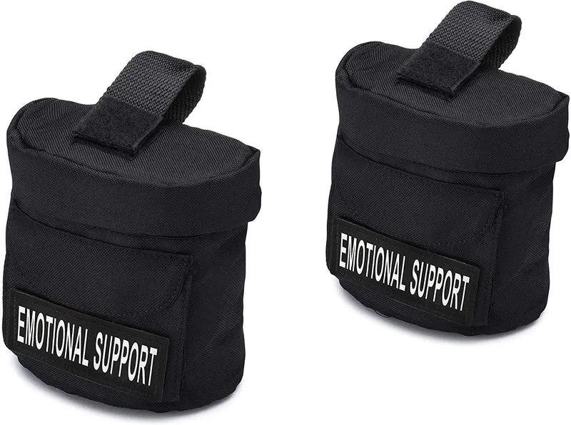 Chaleco de servicio para perro, bolsa para sillín con parches – Servicio para perro, apoyo emocional, servicio para perro en entrenamiento, no mascotas, en entrenamiento, mochila – Alforja de calidad para servicio de chaleco para perros