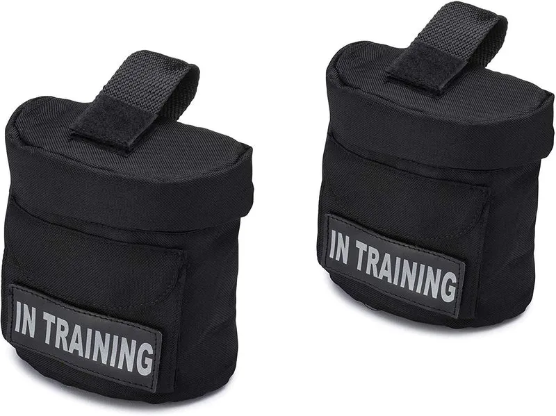 Chaleco de servicio para perro, bolsa para sillín con parches – Servicio para perro, apoyo emocional, servicio para perro en entrenamiento, no mascotas, en entrenamiento, mochila – Alforja de calidad para servicio de chaleco para perros