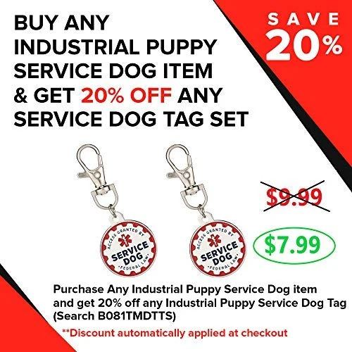 Chaleco de servicio para perro, bolsa para sillín con parches – Servicio para perro, apoyo emocional, servicio para perro en entrenamiento, no mascotas, en entrenamiento, mochila – Alforja de calidad para servicio de chaleco para perros