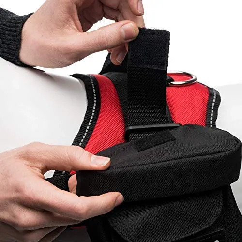 Chaleco de servicio para perro, bolsa para sillín con parches – Servicio para perro, apoyo emocional, servicio para perro en entrenamiento, no mascotas, en entrenamiento, mochila – Alforja de calidad para servicio de chaleco para perros