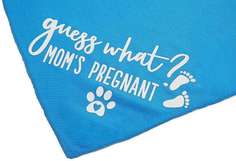 ¿Adivina qué? My Mom is Pregnant - Bandana para perro (2 unidades)