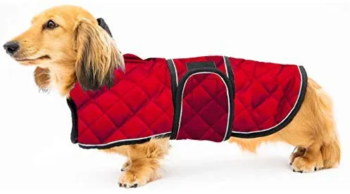 Geyecete Abrigo de invierno acolchado térmico cálido para perro con forro polar cálido, ropa para perro al aire libre con bandas ajustables para perros medianos, grandes