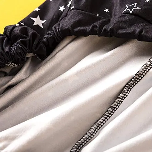 LovinPet Ropa para perro para Pitbull – Camisa de pijamas, perros grandes, ajuste delgado, ligero suéter de pijamas para perro, cobertura completa de pijamas para perro, espacio exterior con impresión de astronauta