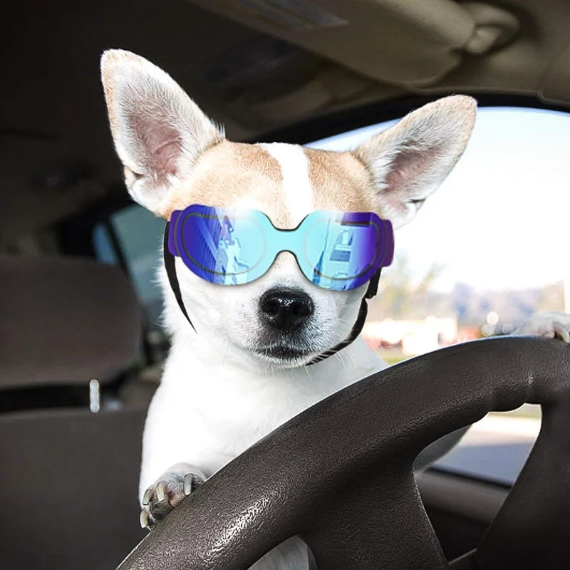 Namsan - Gafas de sol para mascotas, perros y cachorros, protección contra rayos UV, impermeables