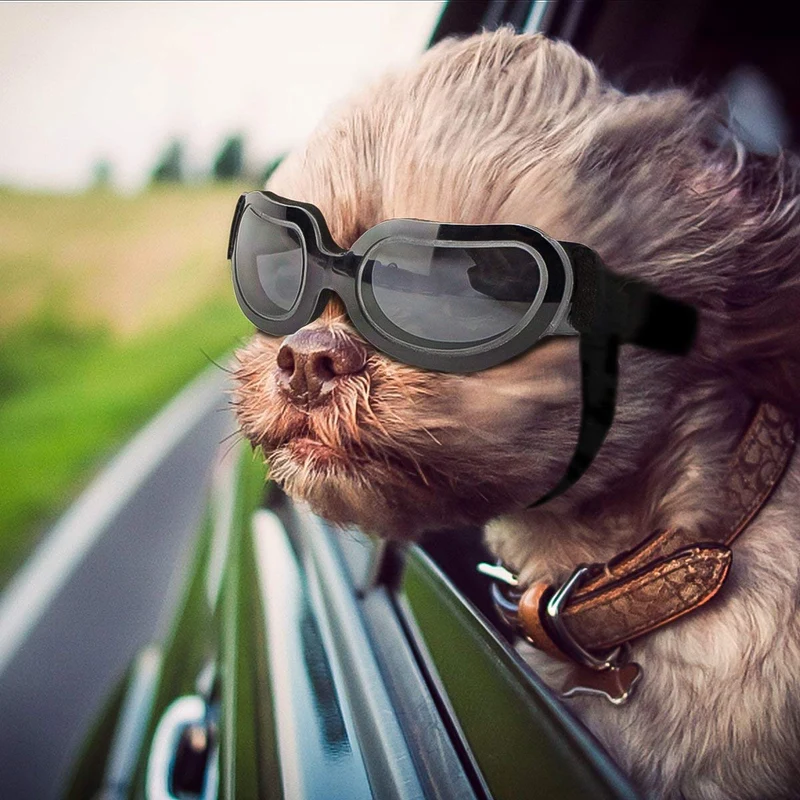 Namsan - Gafas de sol para mascotas, perros y cachorros, protección contra rayos UV, impermeables
