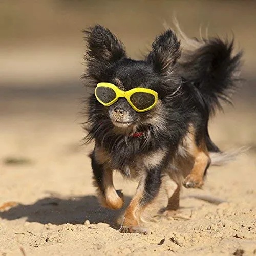 Namsan - Gafas de sol para mascotas, perros y cachorros, protección contra rayos UV, impermeables