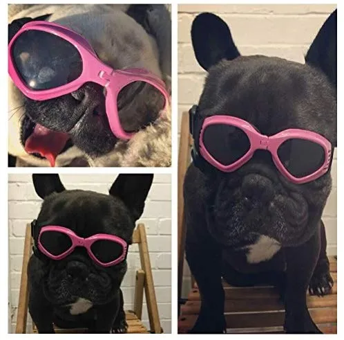 Namsan - Gafas de sol para mascotas, perros y cachorros, protección contra rayos UV, impermeables