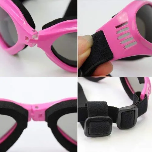 Namsan - Gafas de sol para mascotas, perros y cachorros, protección contra rayos UV, impermeables