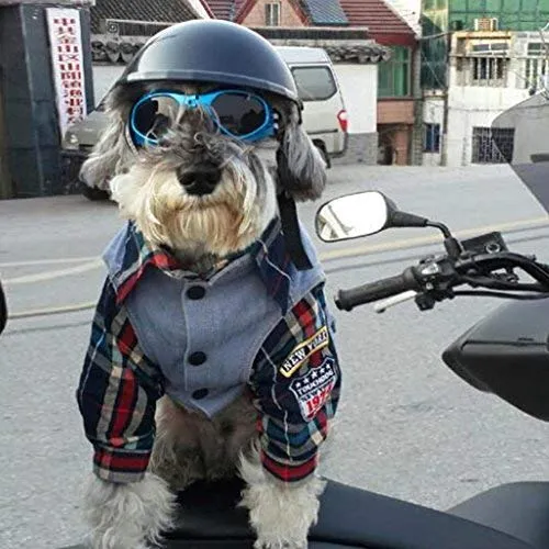 Namsan - Gafas de sol para mascotas, perros y cachorros, protección contra rayos UV, impermeables
