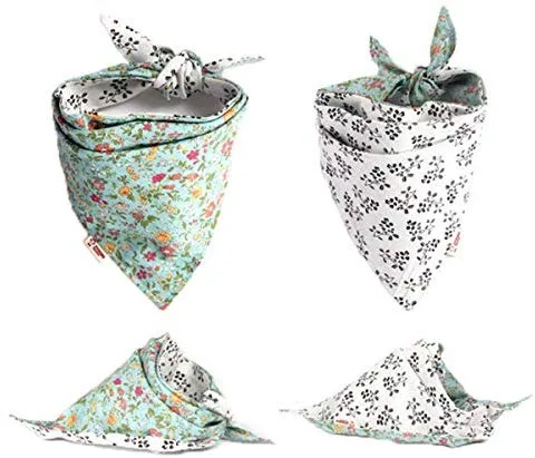 Pañuelos para perros, 4 unidades, multicolor