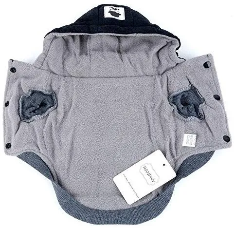 SELMAI - Abrigo para perro con capucha y elegante para cachorros (especialmente para razas de juguete, como caniche de juguete, mini pinzas, Shih tzu, Chihuahua, tamaño pequeño de uno a dos tamaños que el tamaño de EE.UU.)