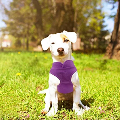 EXPAWLORER - Chaleco de forro polar para perro con bolsillo para abrigos esponjosos y ropa para el otoño y el invierno