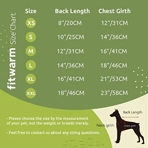Fitwarm - Pijama de unicornio para mascotas, color rosa