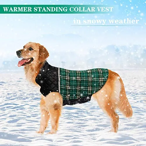 BESAZW - Chaqueta de invierno para perro para perros pequeños, medianos, grandes y resistentes al agua