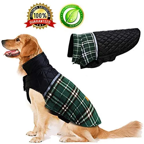 BESAZW - Chaqueta de invierno para perro para perros pequeños, medianos, grandes y resistentes al agua
