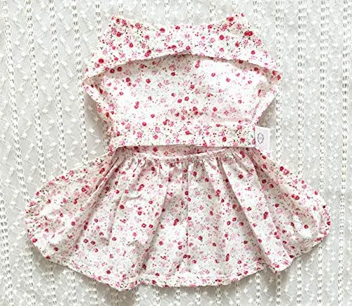 Petroom - Vestido de perro para cachorro, diseño de princesa floral para perros pequeños, gatos para verano